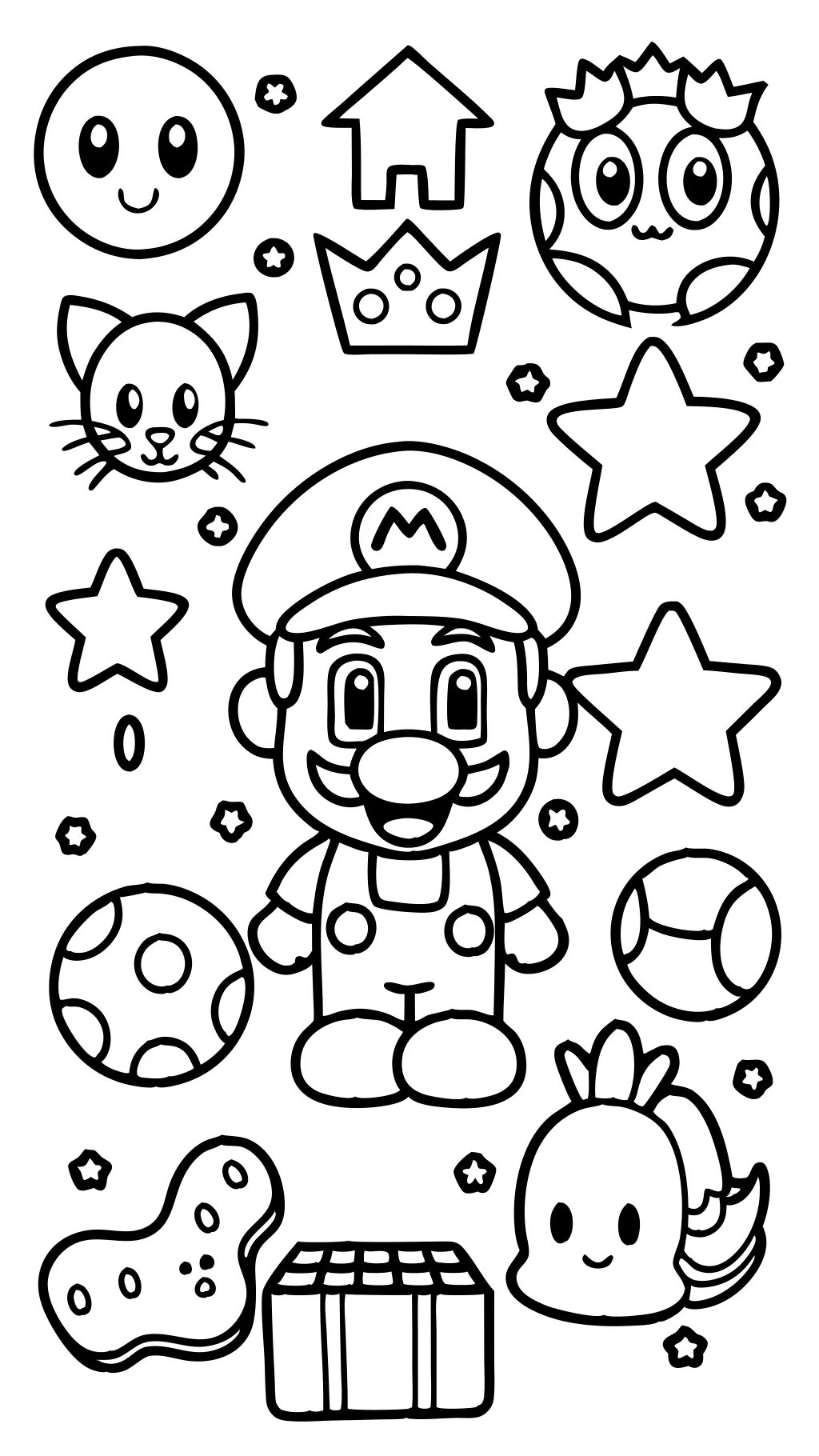 super mario bros coloring pages free